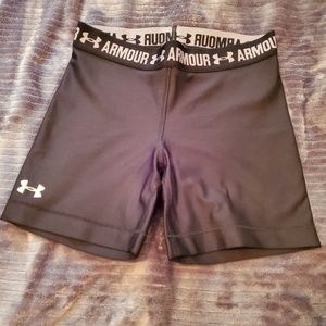 UA compression shorts